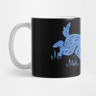 Happy Easter Blue Bunny Mug